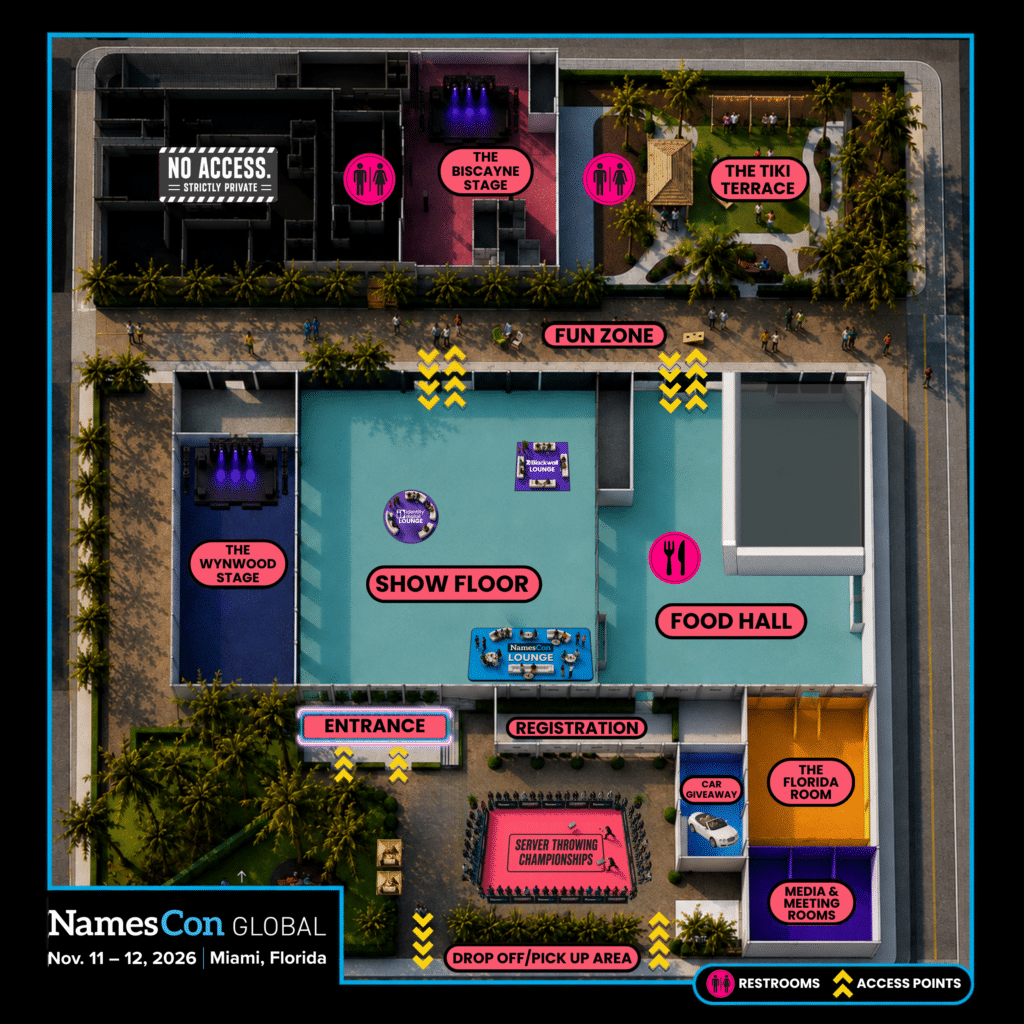 NamesCon Global Map